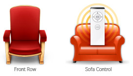 Front Row & Sofa Control